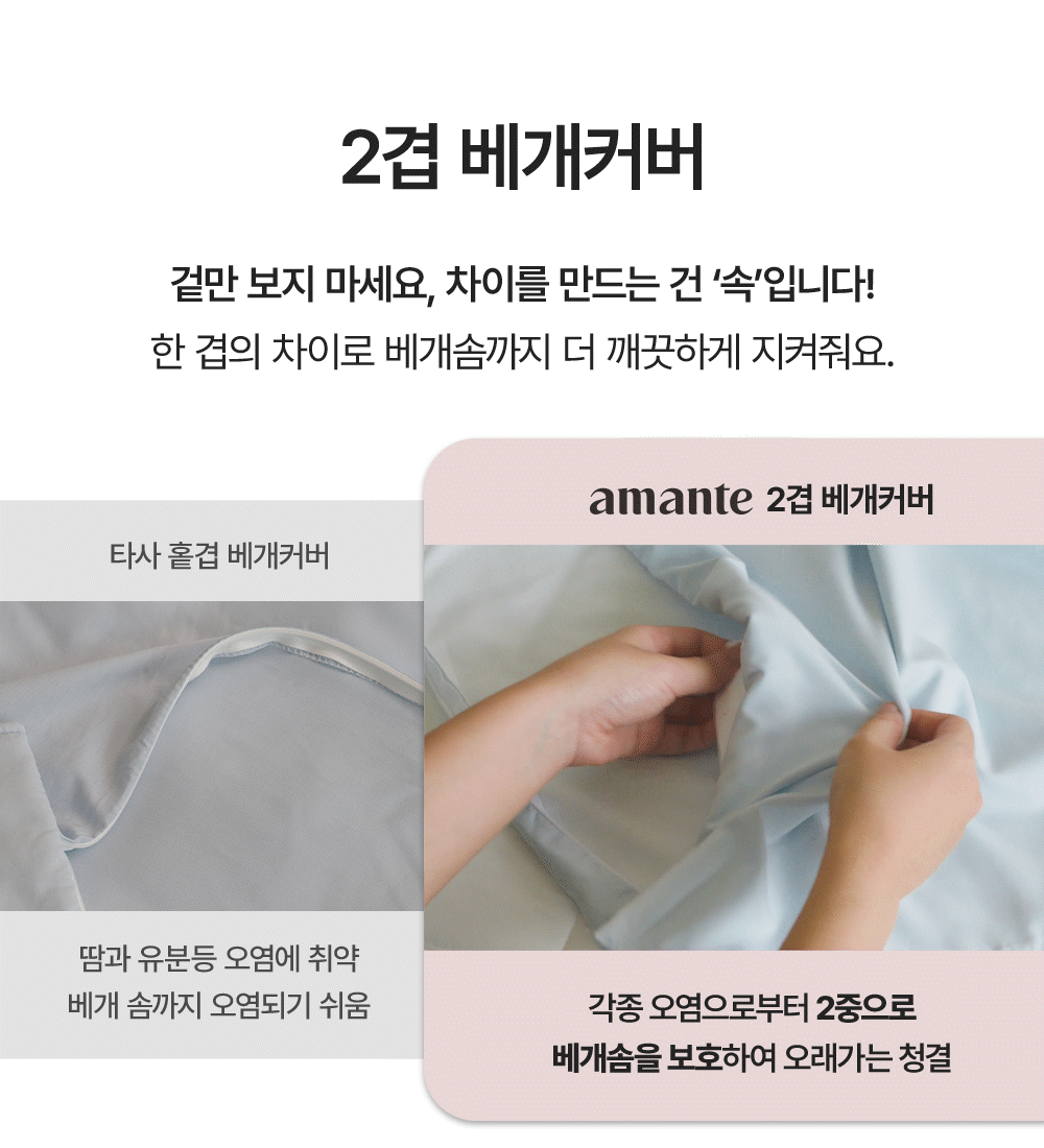 코튼벨 순면40수 고밀도 광폭 홑겹이불커버 SS/Q/SK 상세 이미지 10